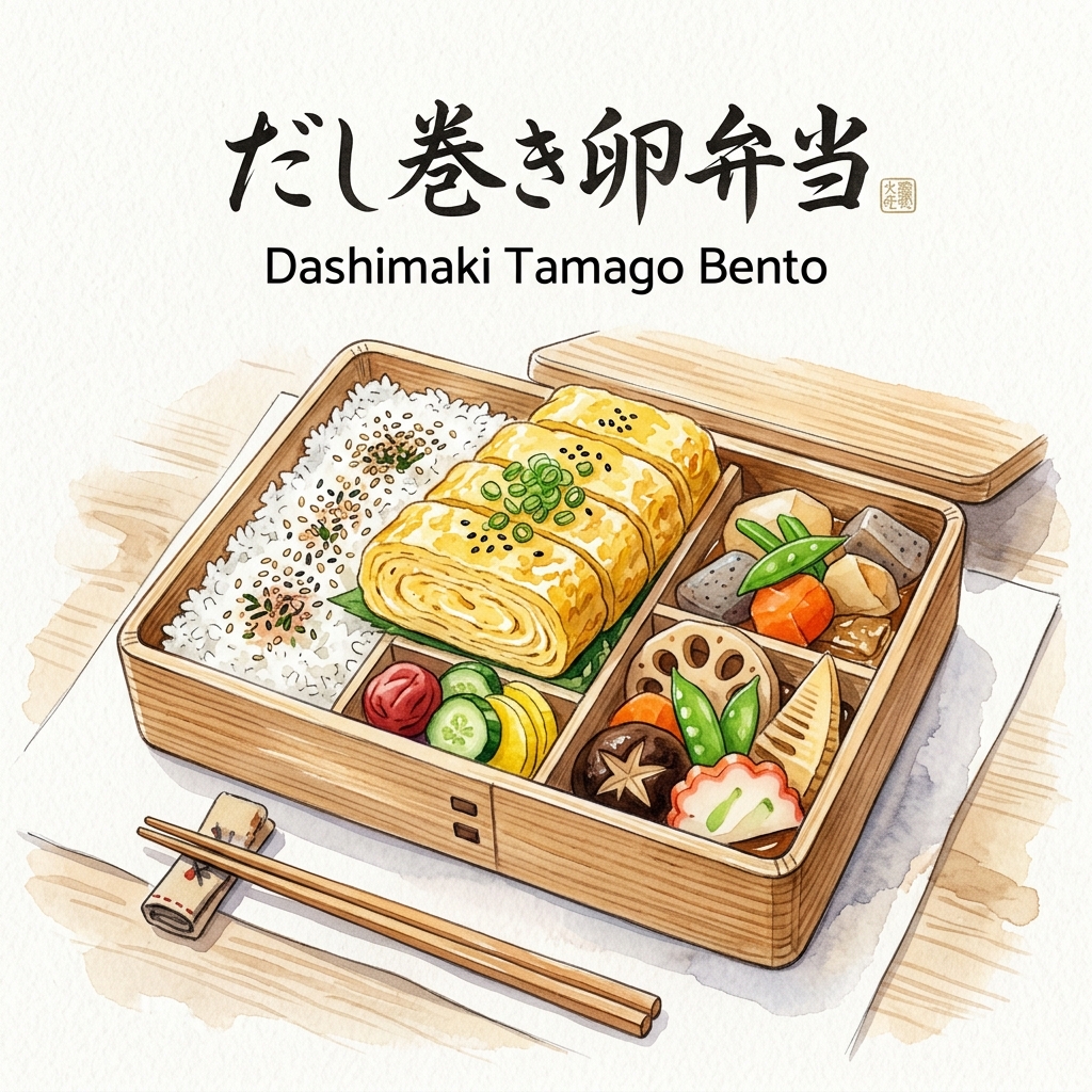 だし巻き卵弁当