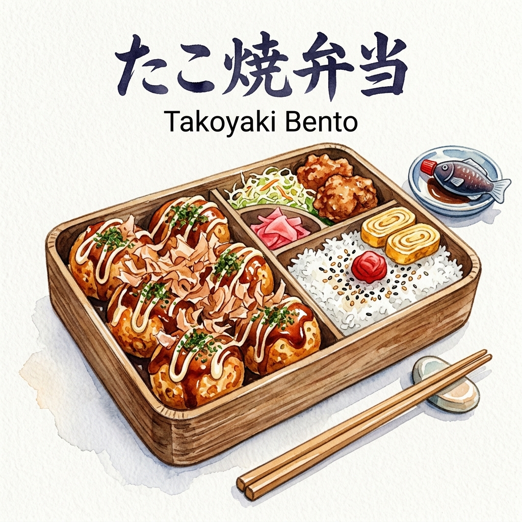 たこ昌のたこ焼弁当