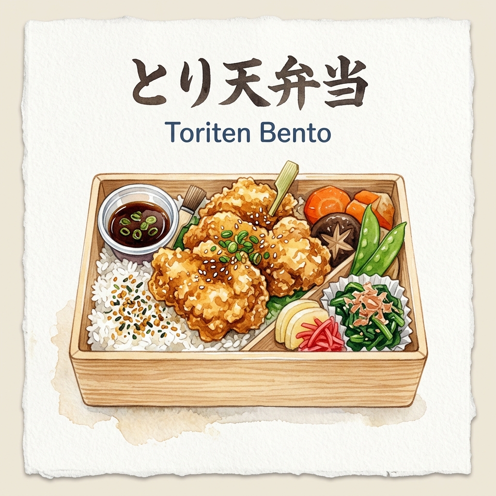 玄太のとり天弁当